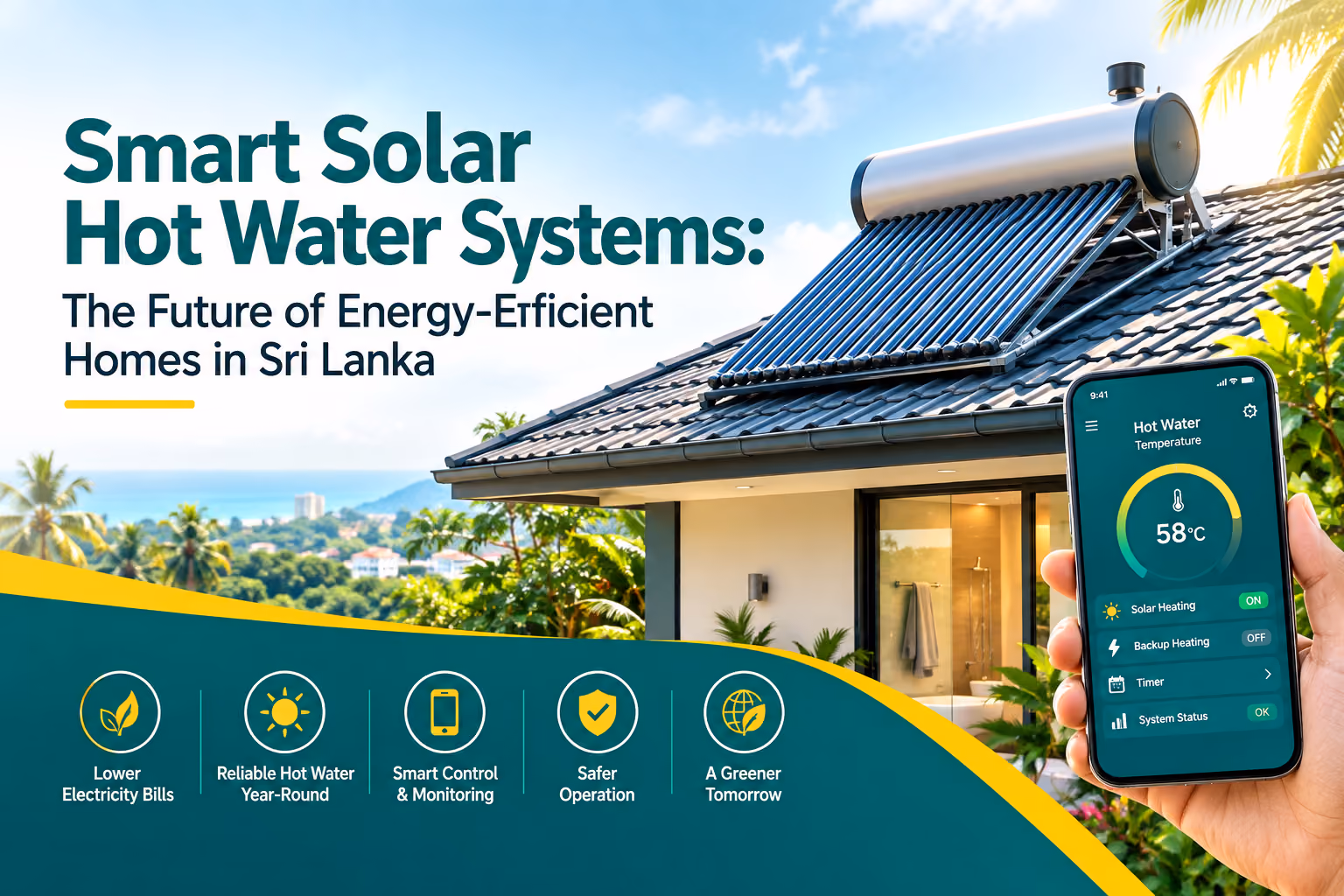 Smart Solar Hot Water System Guide for Sri Lanka