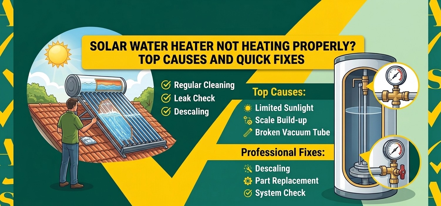 Solar Water Heater Not Heating Properly Top Causes and Quick Fixes